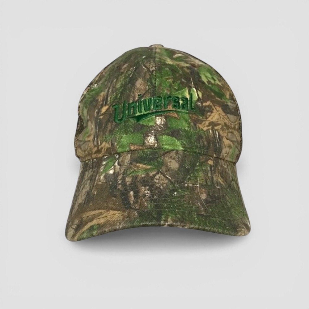 Universal Realtree‎ Camo Trucker Hat Mens Mesh Back Adjustable Hook Loop Cap